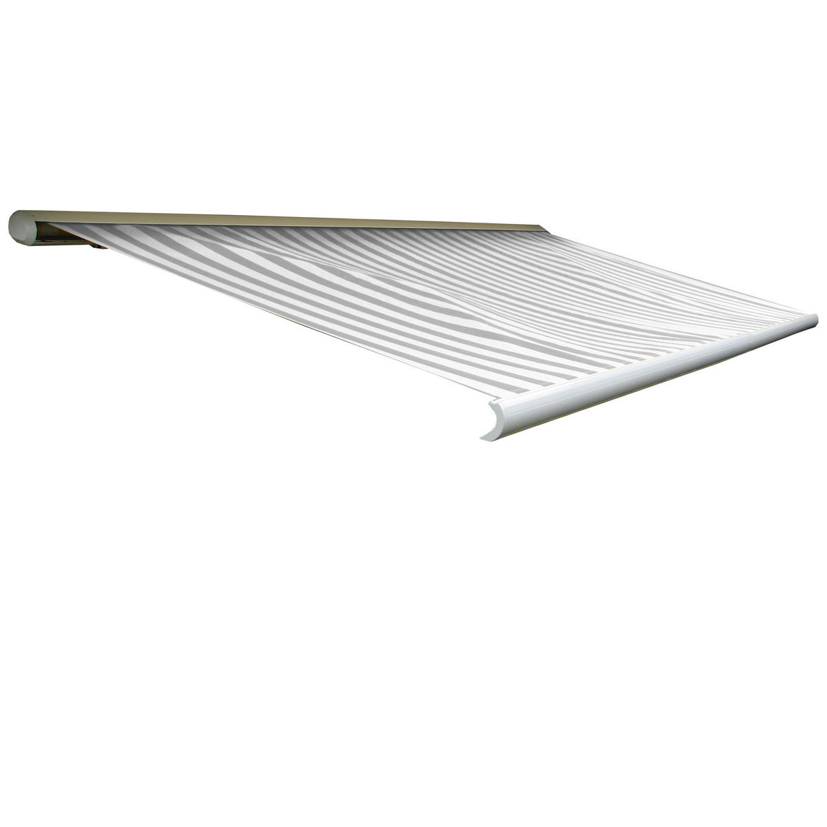 ELEKTRISCHE KASSETTENMARKISE Grau, Weiß - Weiß/Grau, Textil (450/23/300cm) - MCW