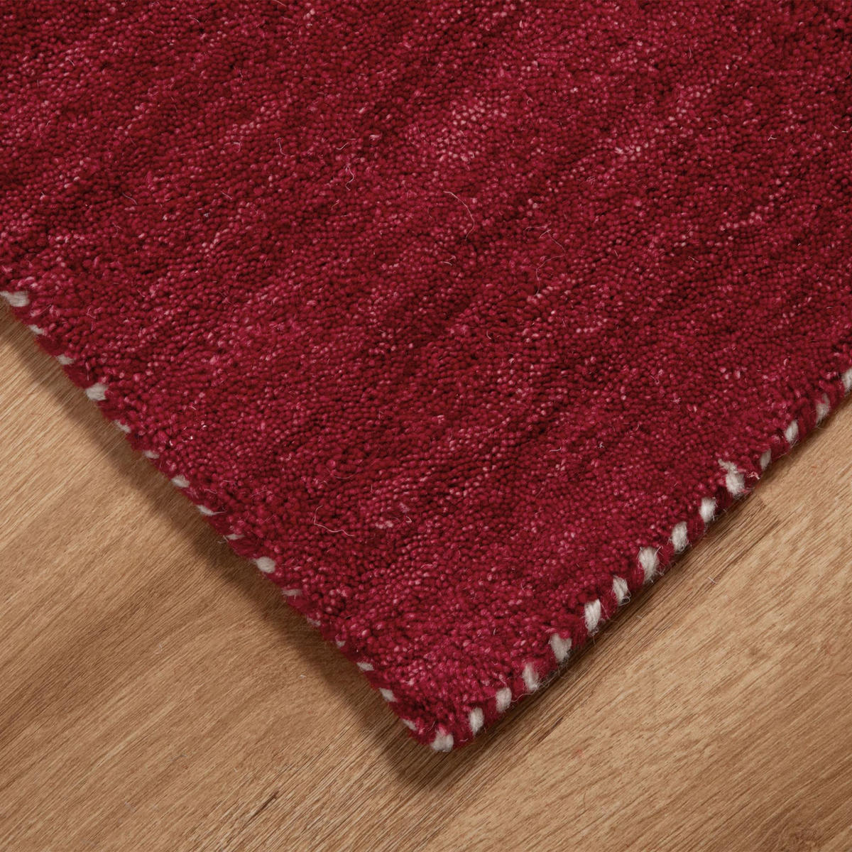 WOLLTEPPICH Nomade 290/390 cm - Rot, Naturmaterialien (290/390cm) - Steffensmeier