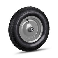 SCHUBKARRENRAD - Multicolor, Kunststoff/Metall (39/39/9cm) - Relaxdays