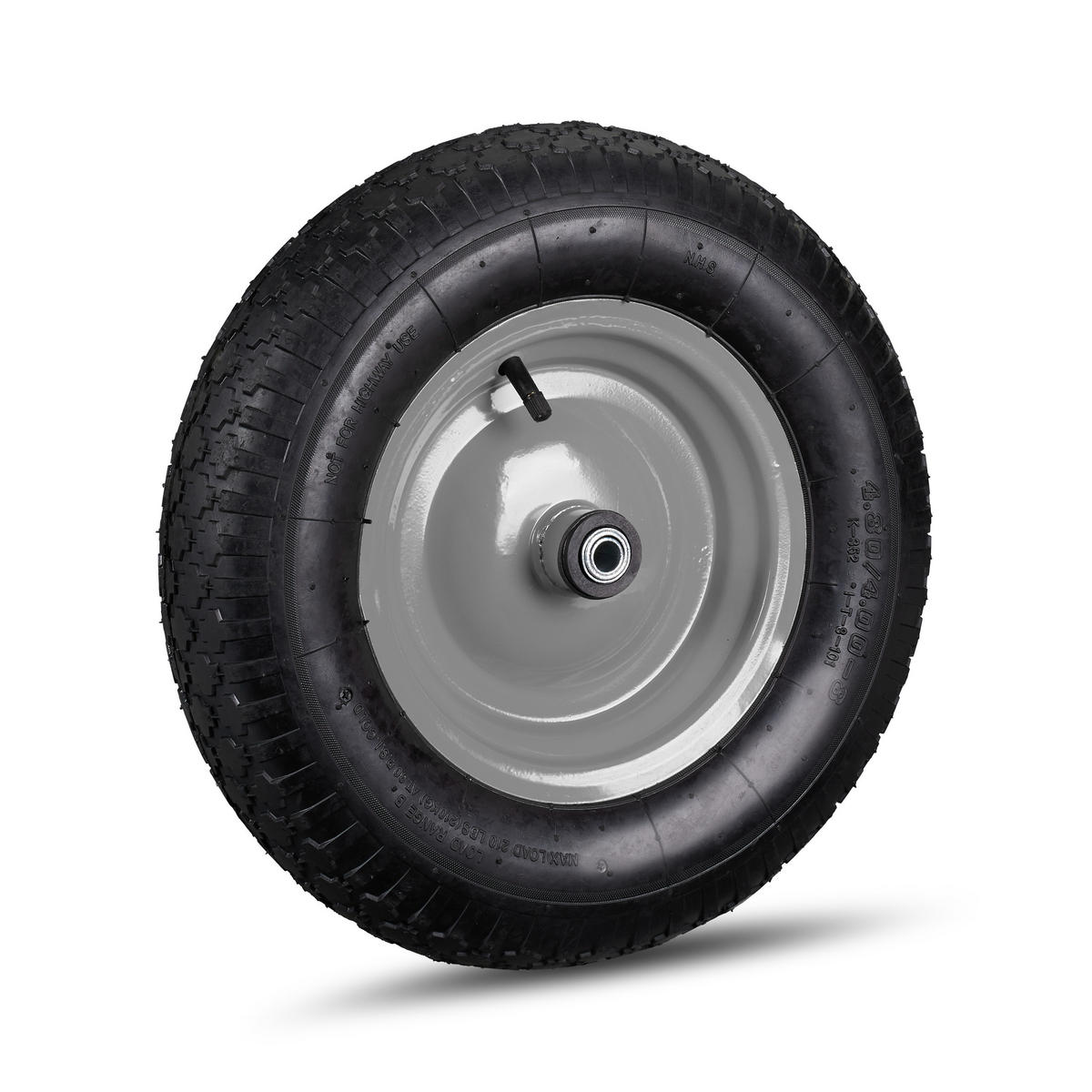 SCHUBKARRENRAD - Multicolor, Kunststoff/Metall (39/39/9cm) - Relaxdays