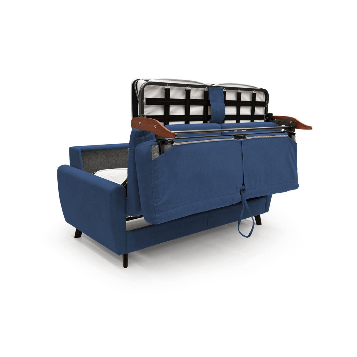 SCHLAFSOFA Callisto - Blau, Textil (168/97/96cm) - Divani.store
