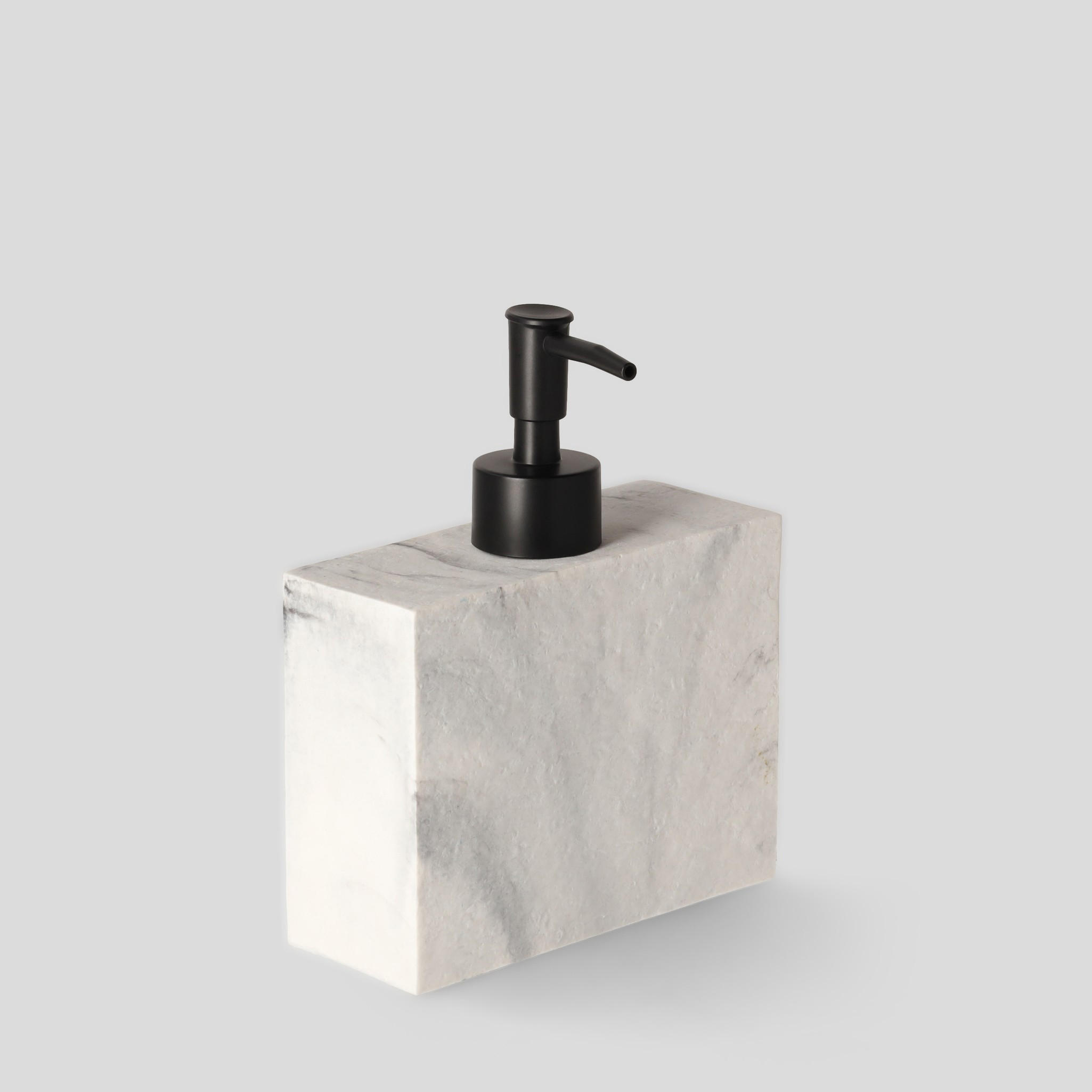 BADSPENDER Piedra - Weiß, Kunststoff (5/15.5/13cm) - home&you