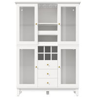 WEINSCHRANK App-Steuerung Weiß 120/40/180.5 cm - Weiß, Holz (120/180.5/40cm) - PANGIVO