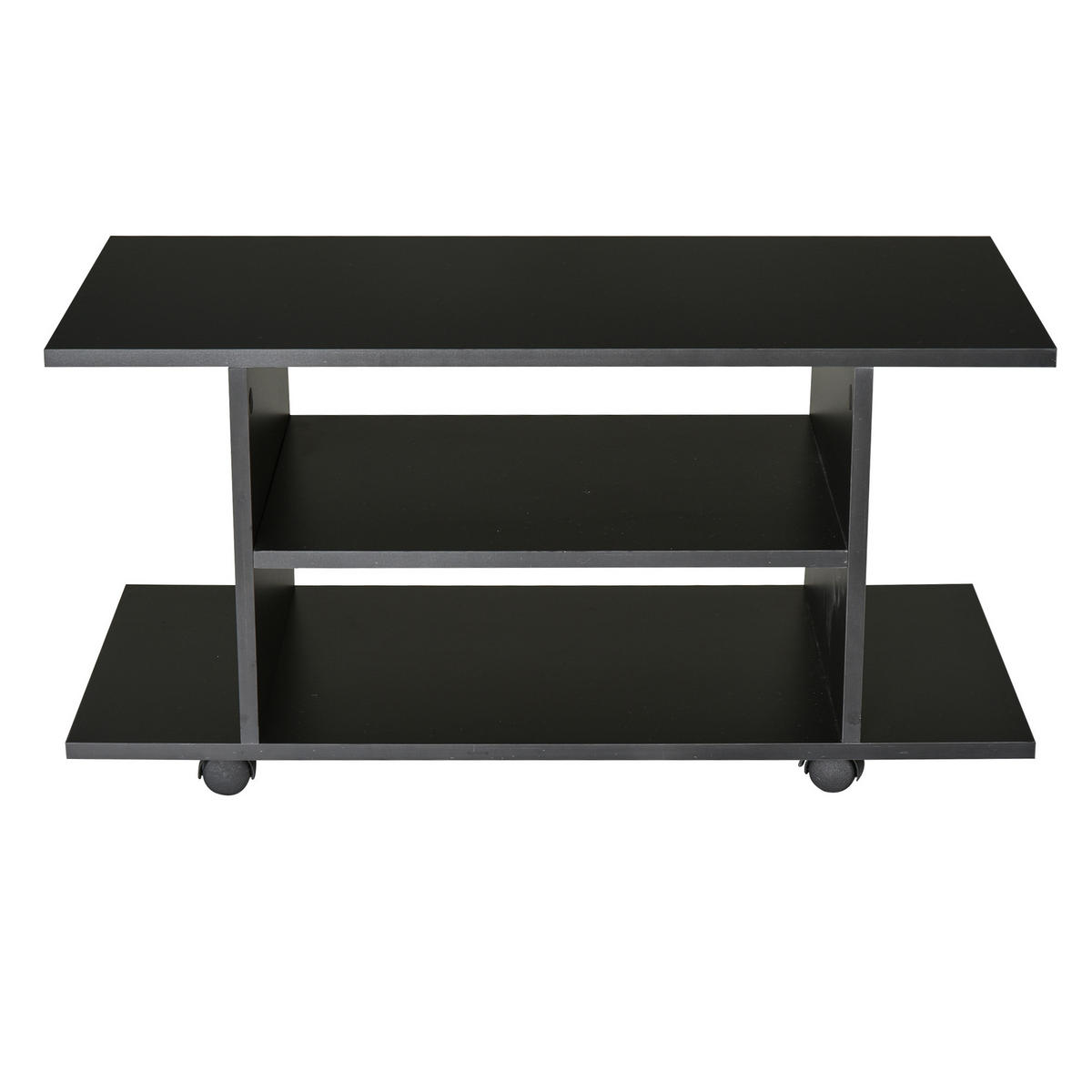 TV-MÖBEL Schwarz 1 Stück - Schwarz, Holzwerkstoff (180/40/40cm) - GiPP