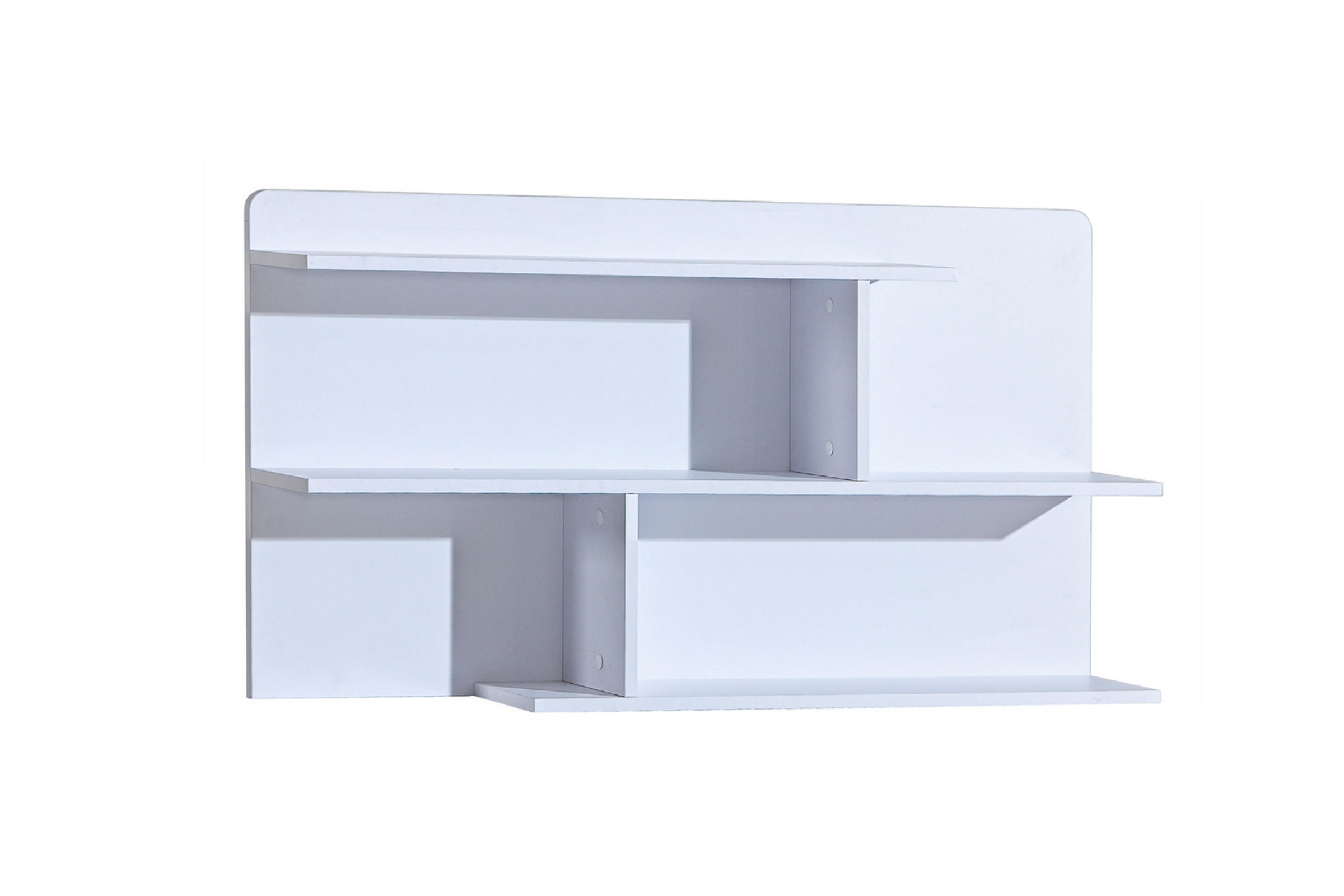 KINDER-WANDREGAL ARCO 12 110 cm in Weiß Arctic Matt - Weiß, Holzwerkstoff (110/60/20cm) - Deine Möbel 24