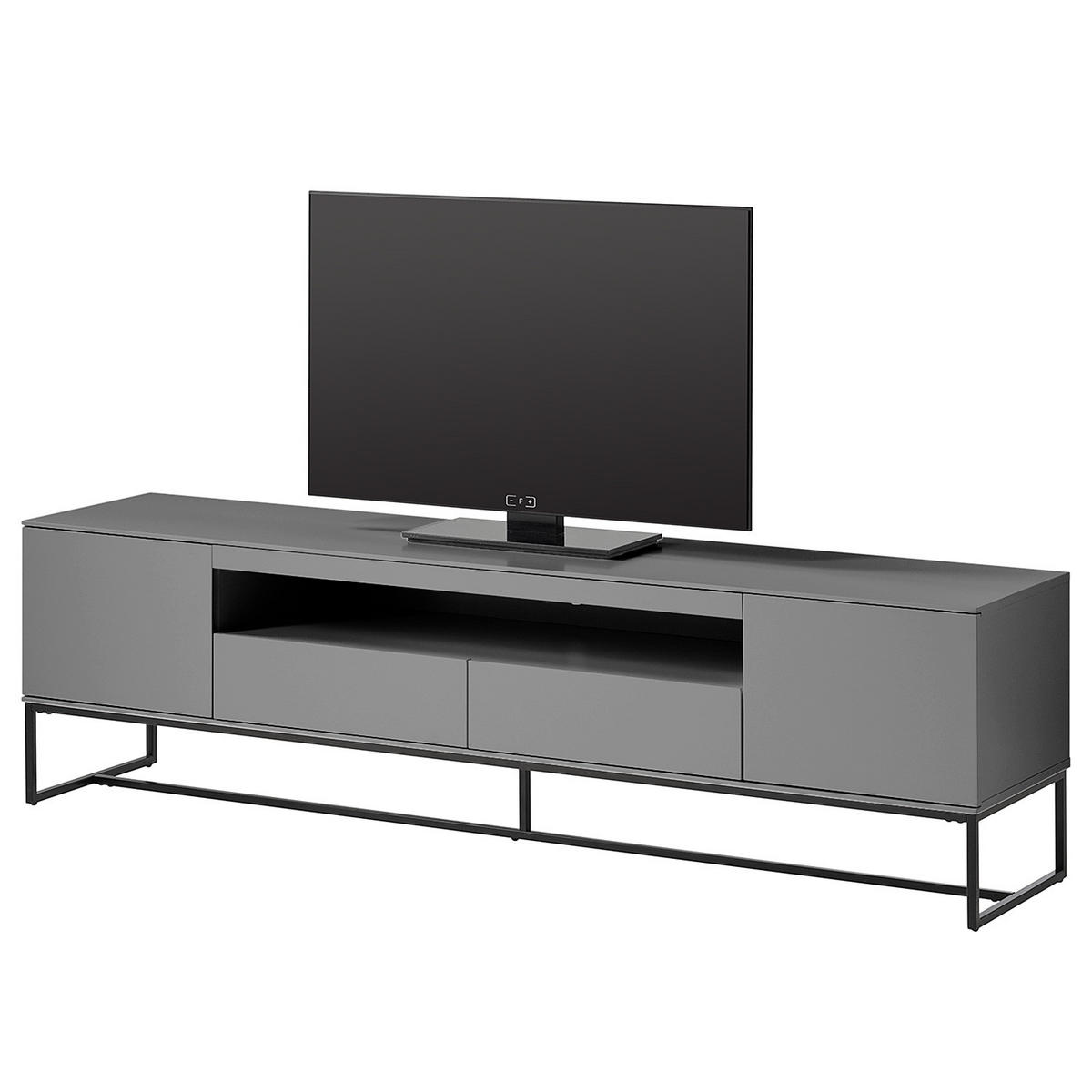 TV-LOWBOARD - Grau, Holzwerkstoff (182/50/40cm) - home24