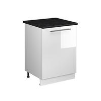 SPODNÁ SKRINKA POD DREZ Fame-Line, Biely vysoký lesk/biely, 60 cm - biela/biela s vysokým leskom, kompozitné drevo (60/82/60cm) - Vicco