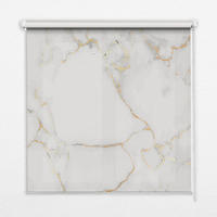 VNÚTORNÁ roleta - okenná roleta - roleta - 140x140 cm - Biely mramor - biela, plast (140/140/0.5cm) - TULUP