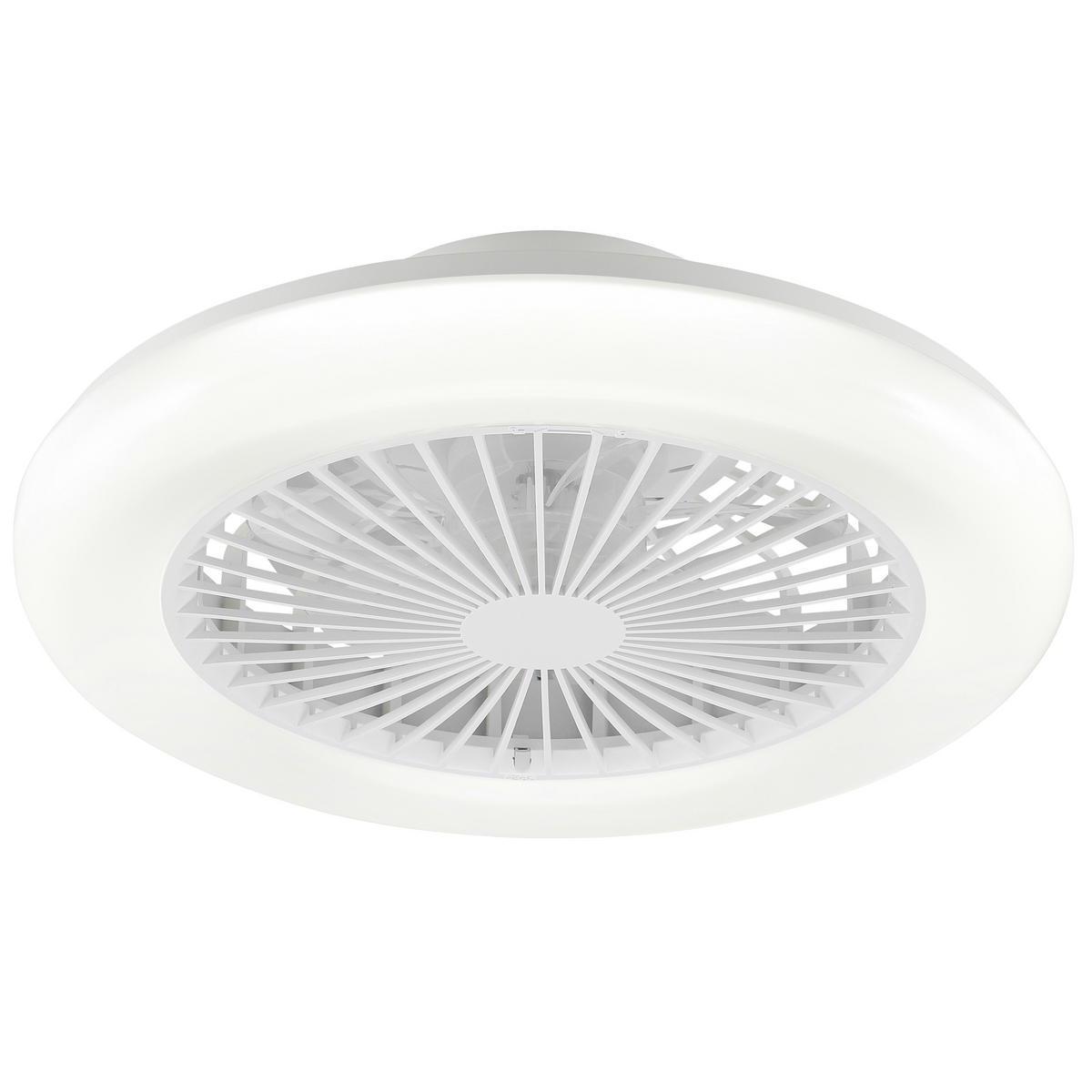 LED DECKENLEUCHTE Montero Weiß 42/42/13,7 cm - Weiß, Metall (42/42/13.7cm) - Brilliant