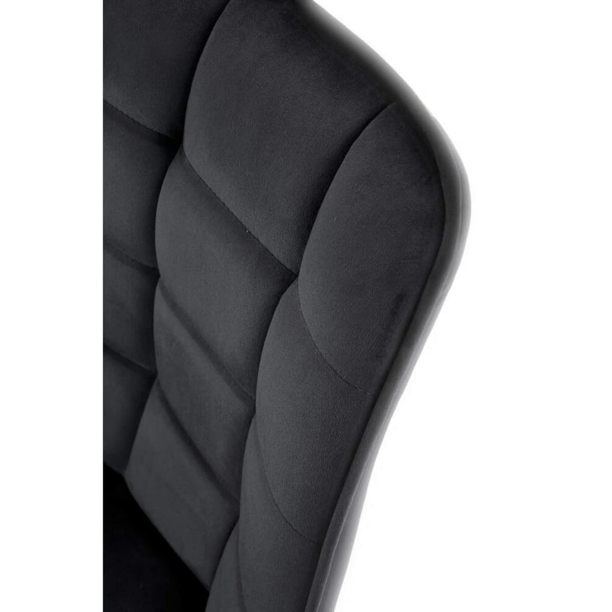 STUHL MODI K332 - Schwarz, Holzwerkstoff/Metall (46/84/61cm) - Meblini