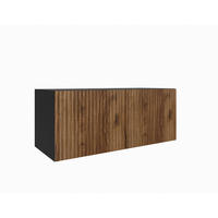TV-SCHRANK NOE - Wildeiche/Schwarz, Holzwerkstoff (100/41/40cm) - Meblini