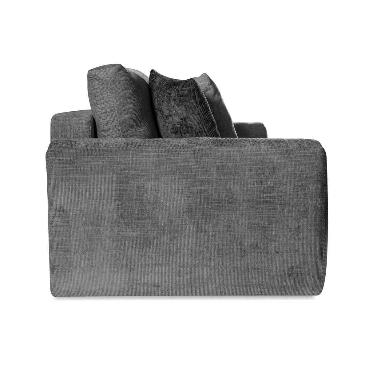 SOFA Alcamo Graphit, Schlafsofa - Graphitfarben, Holzwerkstoff/Textil (250/93/118cm) - Bettso