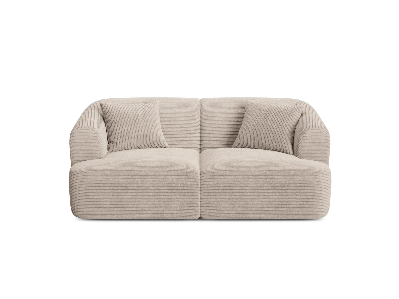 Cosmopolitan Design Modulares-Sofa Cappuccino 90x70x180 cm