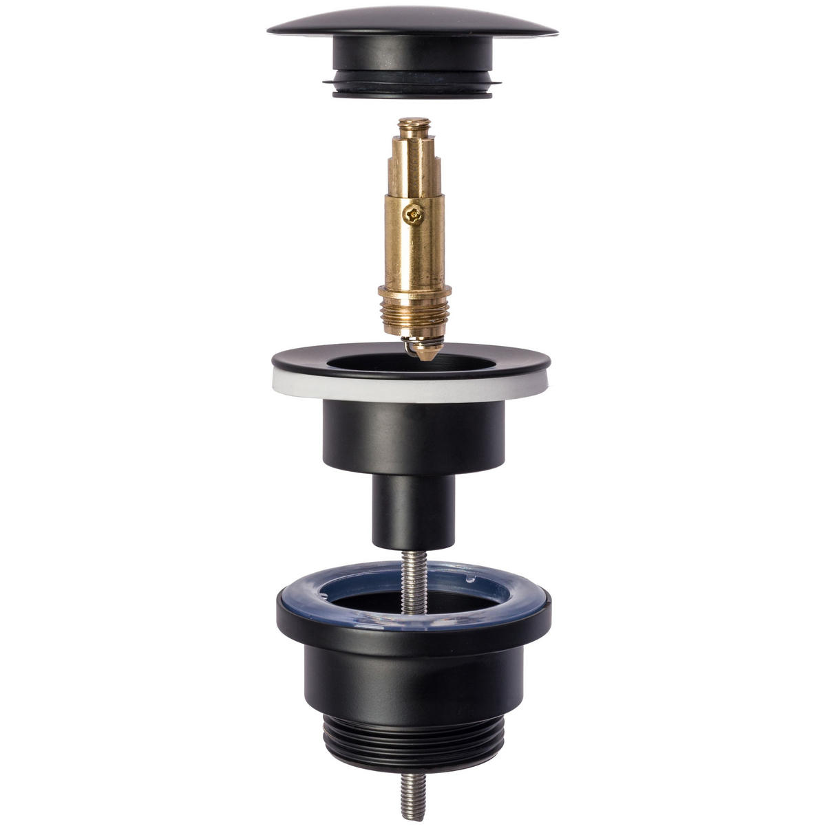 KLIK-KLAK Stöpsel Universell Rea Black - Schwarz, Metall (6.4/13/6.4cm) - REA