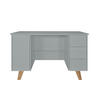 KINDERSCHREIBTISCH Zara - Grau, Holzwerkstoff (123.4/76/60cm) - RAUMHIRSCH FURNITURE