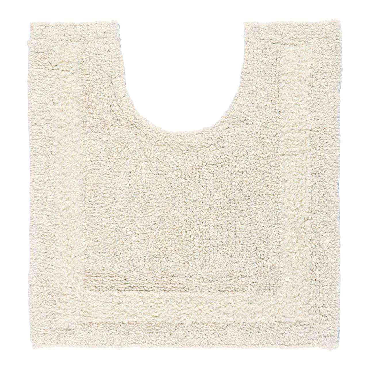 WC-VORLEGER 50/55 cm, 100% Baumwolle, wendbar - Creme, Textil (50/55cm) - Homescapes