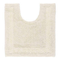 WC-VORLEGER 50/55 cm, 100% Baumwolle, wendbar - Creme, Textil (50/55cm) - Homescapes