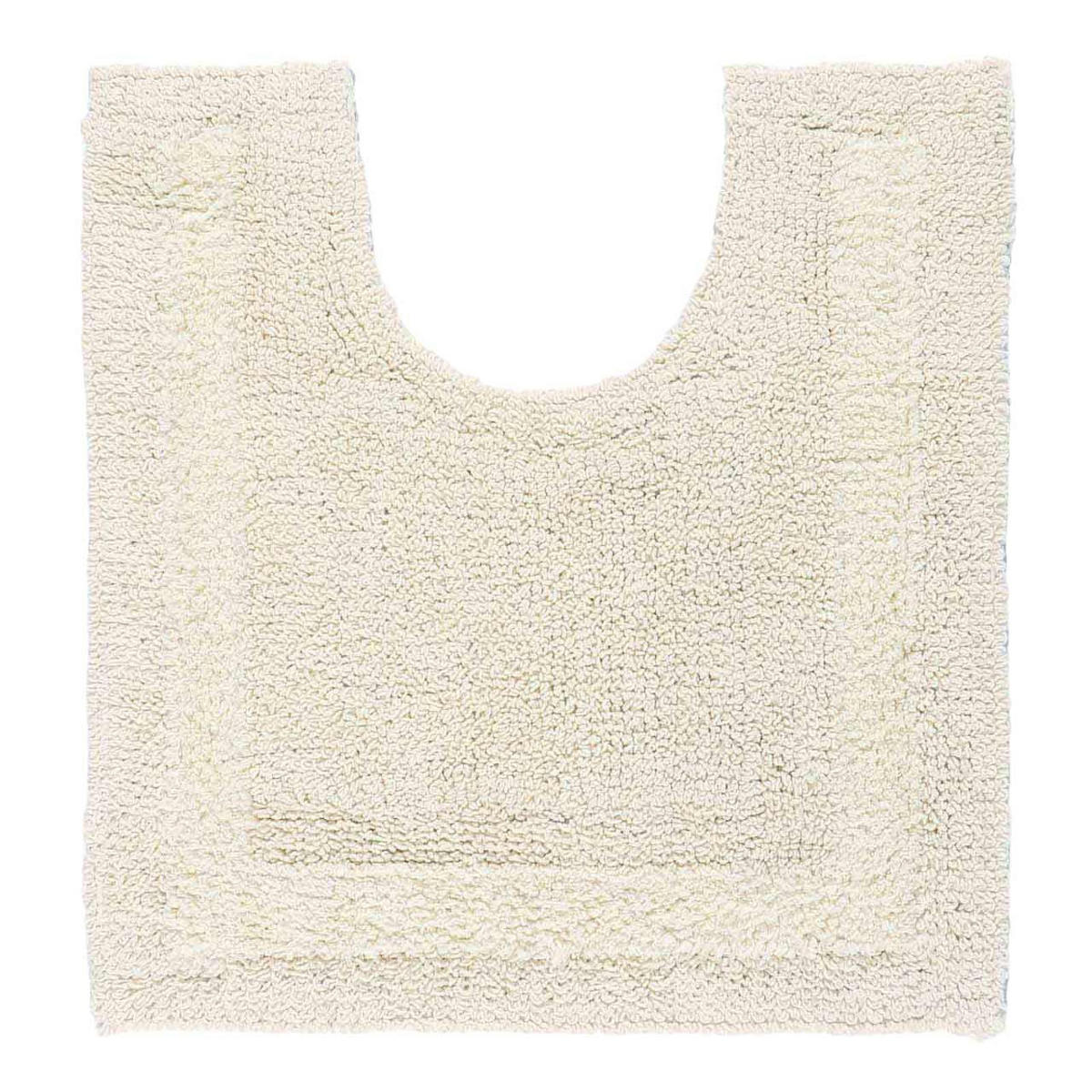 WC-VORLEGER 50/55 cm, 100% Baumwolle, wendbar - Creme, Textil (50/55cm) - Homescapes