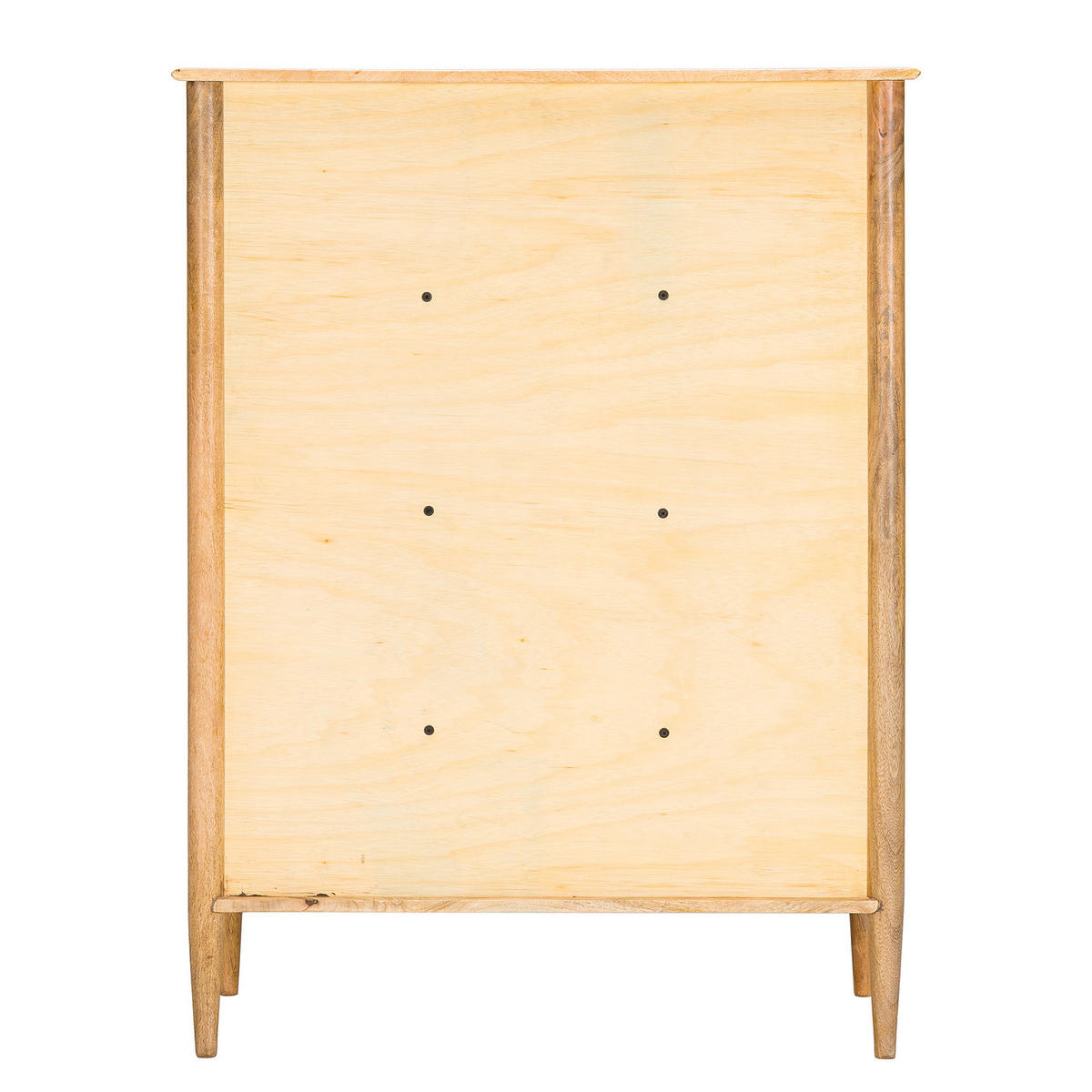 MASSIVES HIGHBOARD mit 2 Türen - Mango - Braun, Mangoholz/Holz (90/120/40cm) - home24