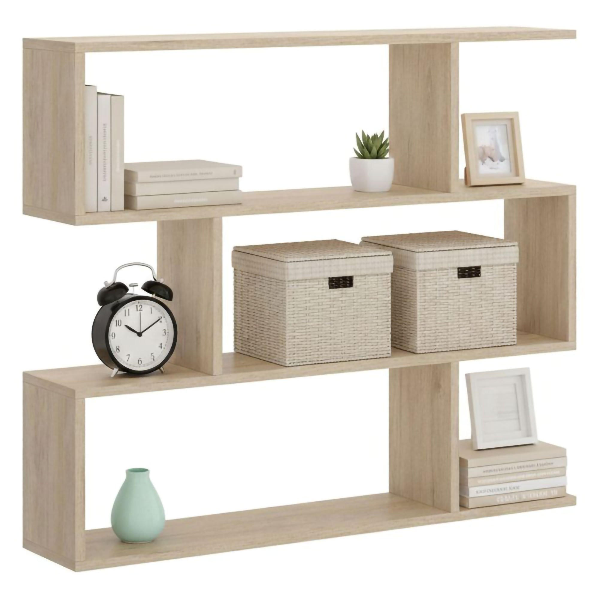 BÜCHERREGAL Eiche 25/110/96 cm - Braun, Holzwerkstoff (110/96/25cm) - DMORA