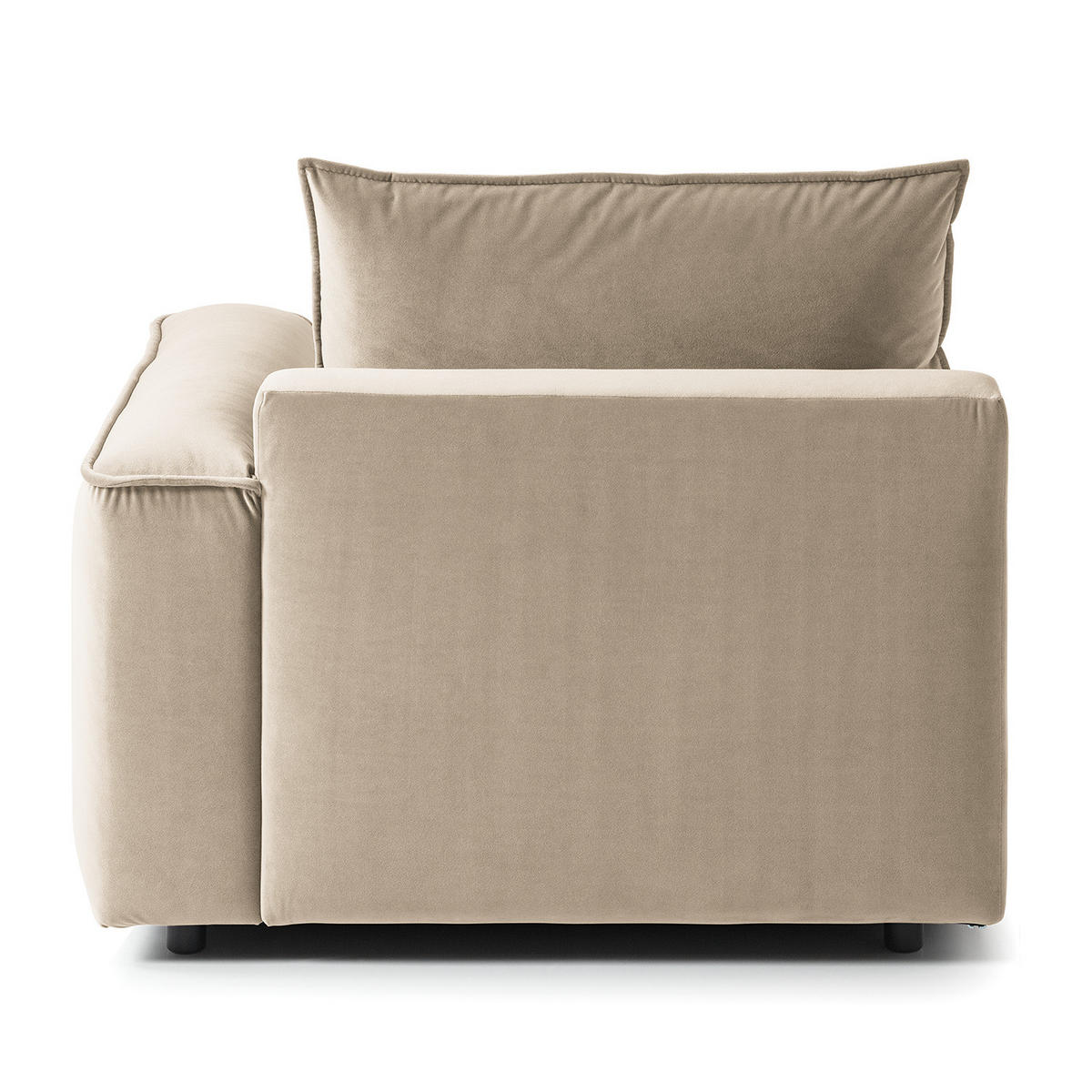 MODULSESSEL - Beige, Holz/Textil (104/82/99cm) - home24