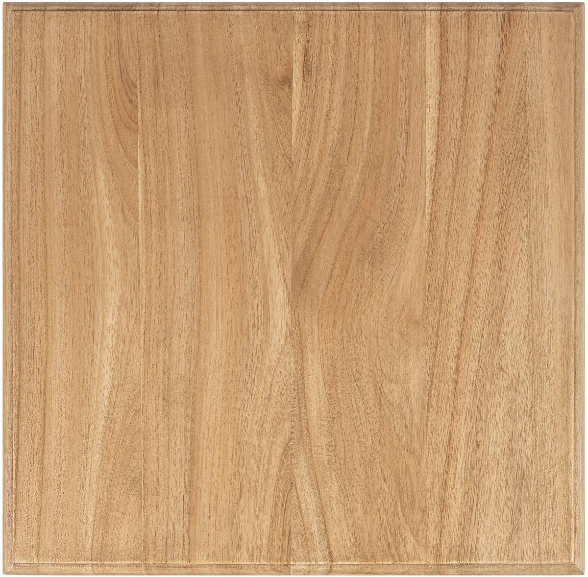 BEISTELLTISCH eckig 50/50/45 cm Holz natura/weiß - Eukalyptusholzfarben/Weiß, Holz (50/50/45cm) - CLP