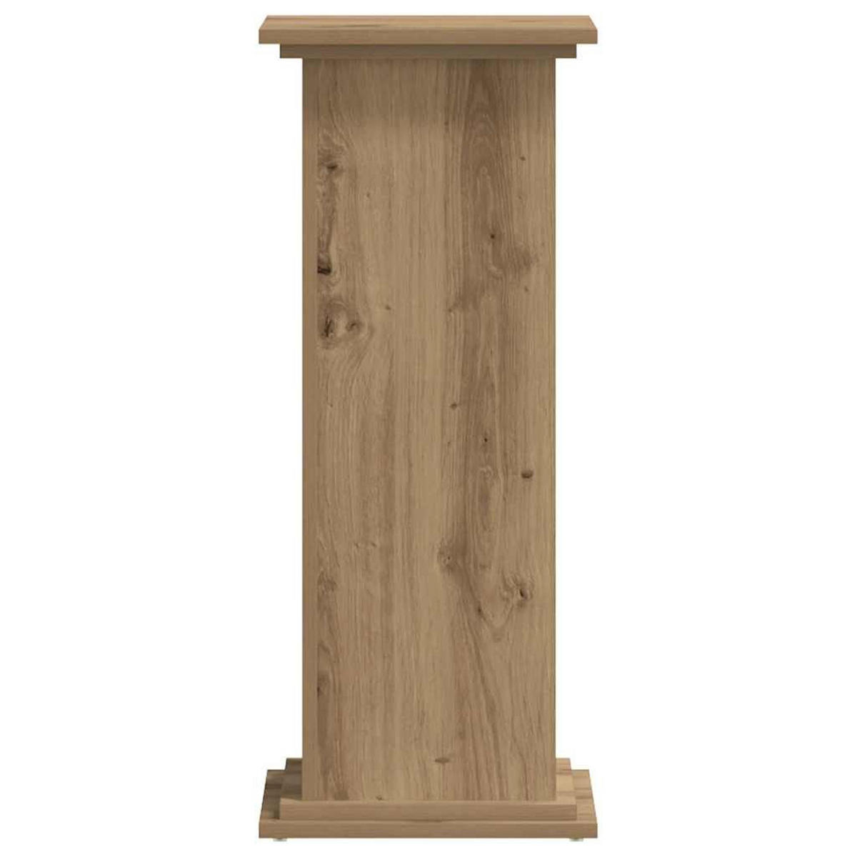 PFLANZENSTÄNDER Artisan-Eiche 33/33/80 Cm Holzwerkstoff - Braun, Holzwerkstoff (33/80/33cm) - vidaXL
