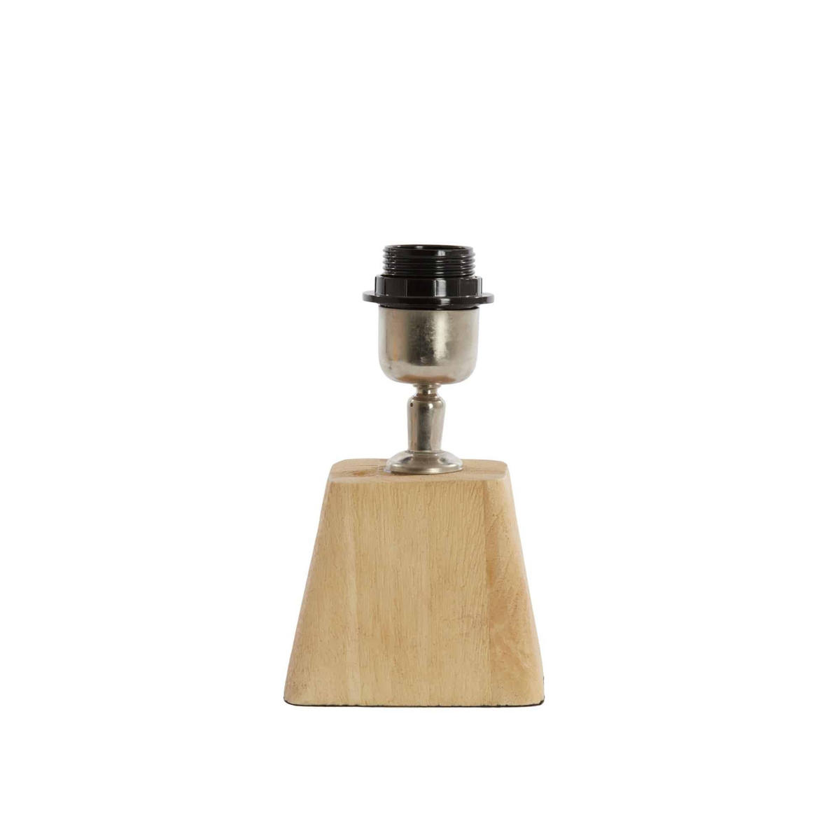 LAMPENFUSS Kardan Braun 11/9/19 cm - Braun, Holz (11/9/19cm) - Light & Living