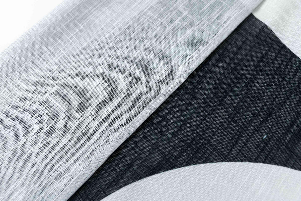 VORHANG SEOUL HxB 245x140 cm Panda - Weiß, Textil (140/245cm) - Gardinenbox