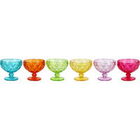 COCKTAILGLÄSER Splash of colours 6er-Set - Multicolor, Glas (1L) - FURNARO