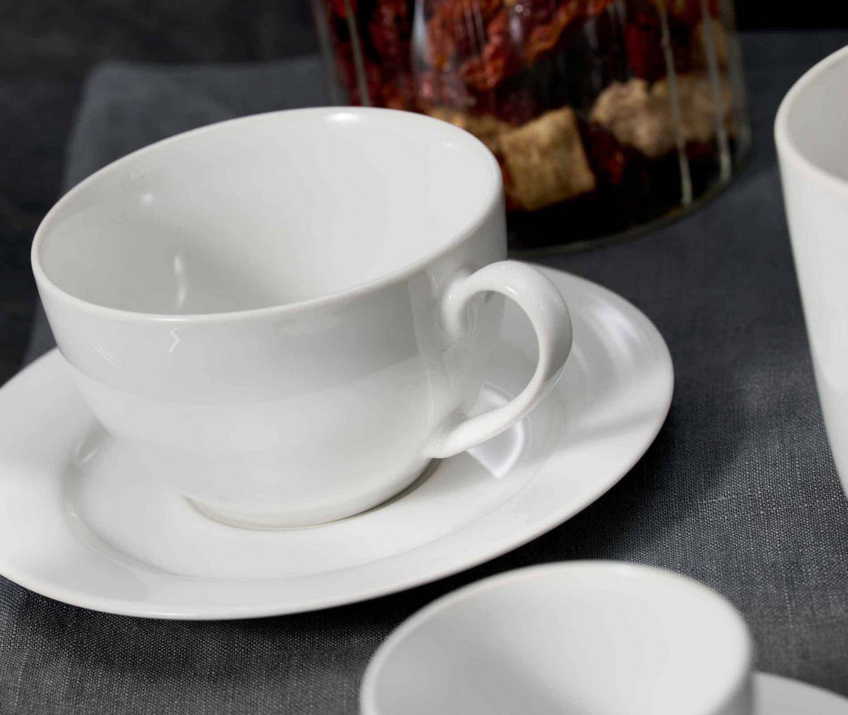 FRÜHSTÜCKSSET Volos weiß - Weiß, Keramik (21.5/22/33.5cm) - Ritzenhoff Breker