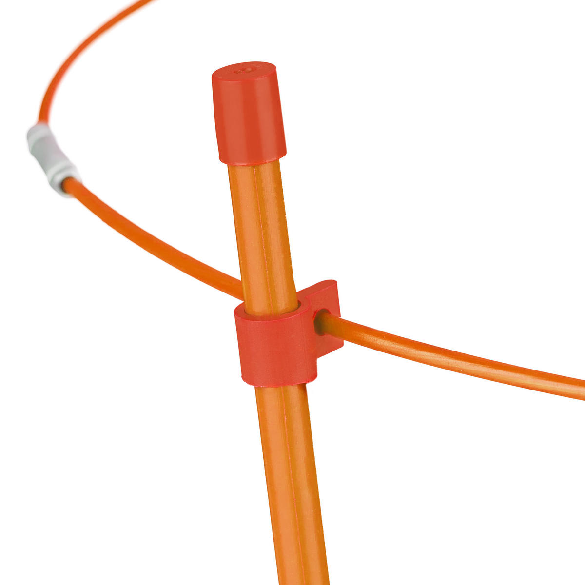 6XRANKHILFE - Orange, Kunststoff/Metall (28/76/28cm) - Relaxdays