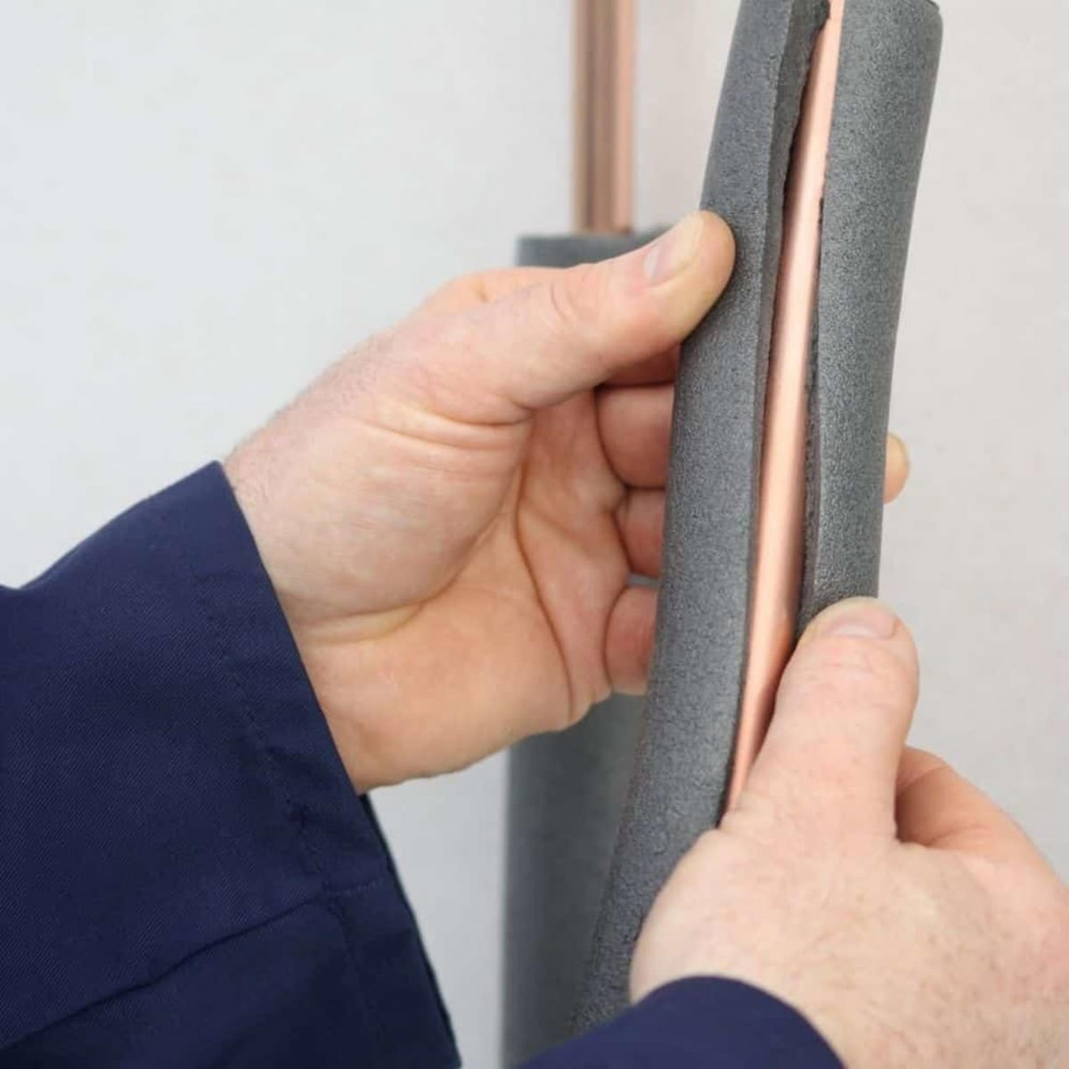 ISOLIERUNG Selbstklebend, 22x9mm, Schaumstoff, 2x1m - Grau, Kunststoff (1/1/200cm) - BONI-SHOP