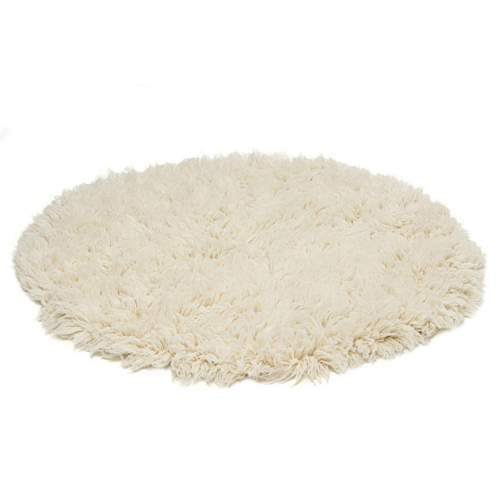 Thumbnail - Rug and Roll Teppich, Champagner, Textil, Uni, Rund, 75x75 cm, für Fußbodenheizung geeignet, Teppiche & Böden, Teppiche,...