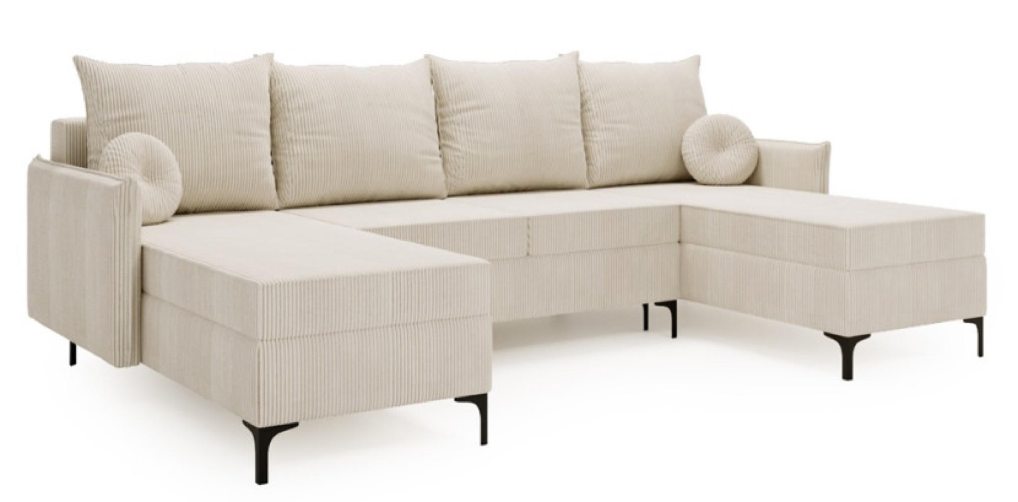 Sepro Meble Ecksofa Beige 281x168 cm
