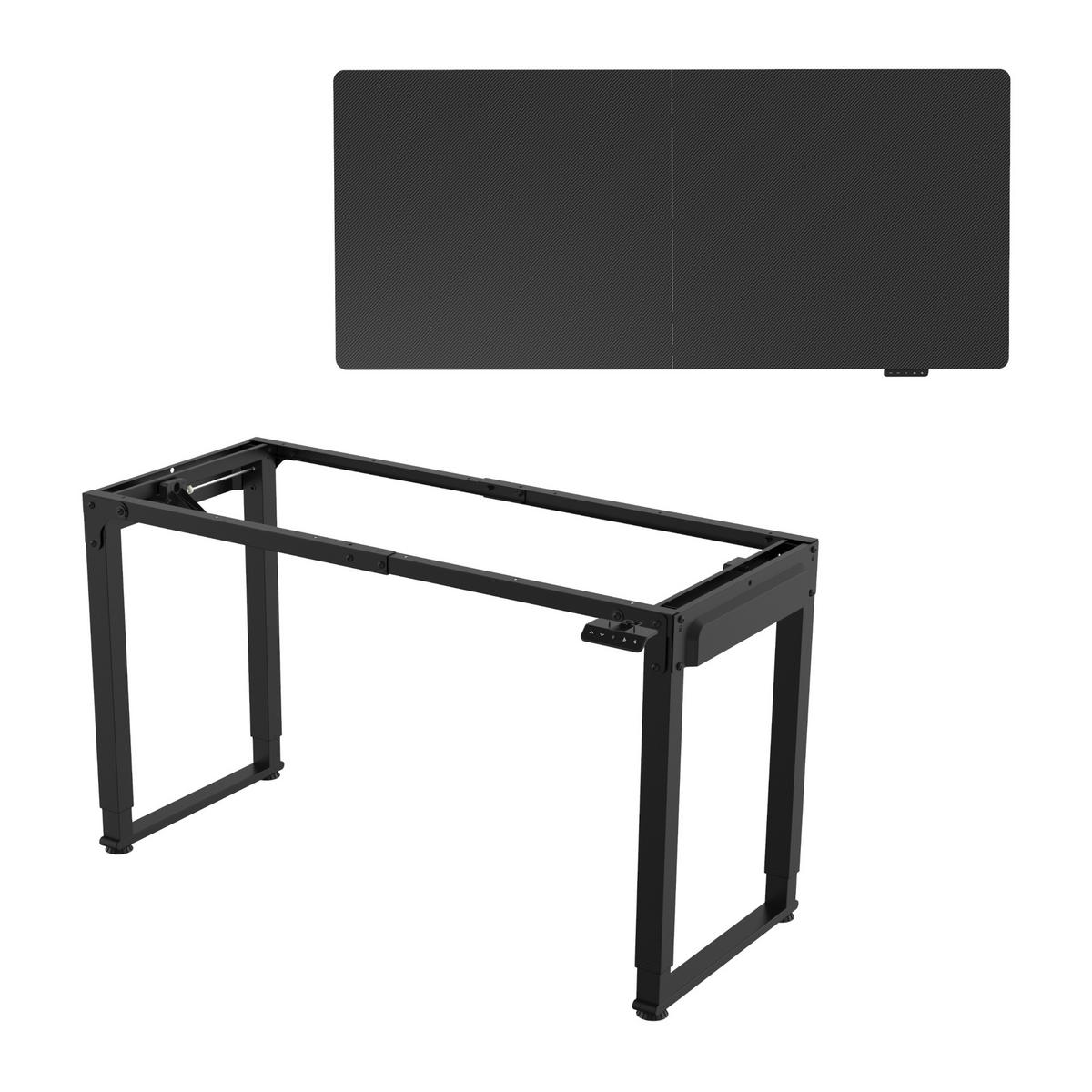 SCHREIBTISCH Kirkkonummi - Schwarz, Holzwerkstoff/Metall (180/80/72cm) - pro.tec