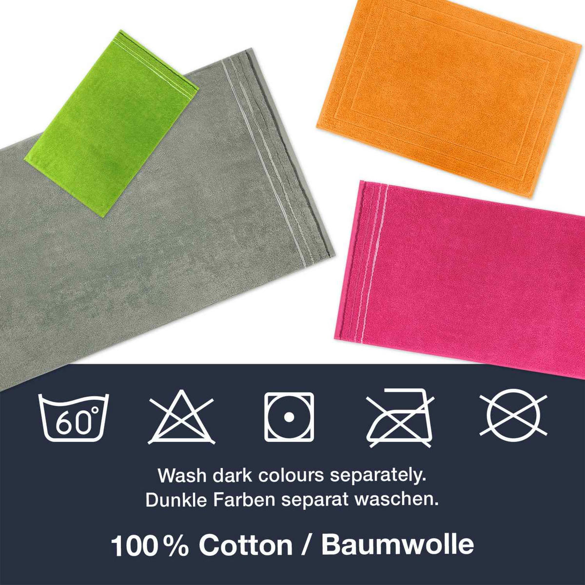 BADVORLEGER JASMINA - Blau, Textil (50/70cm) - WohnDirect