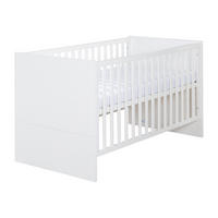 BABYBETT Kimi 70 x 140 cm - Weiß, Holzwerkstoff (70/140cm) - Roba