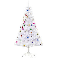WEIHNACHTSBÄUME Weiß 85.0/85.0/150.0cm - Weiß, Metall (150cm)