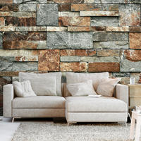 VLIESTAPETE Braun 100/70 cm - Braun/Grau, Textil (100/1cm) - KUNSTLOFT