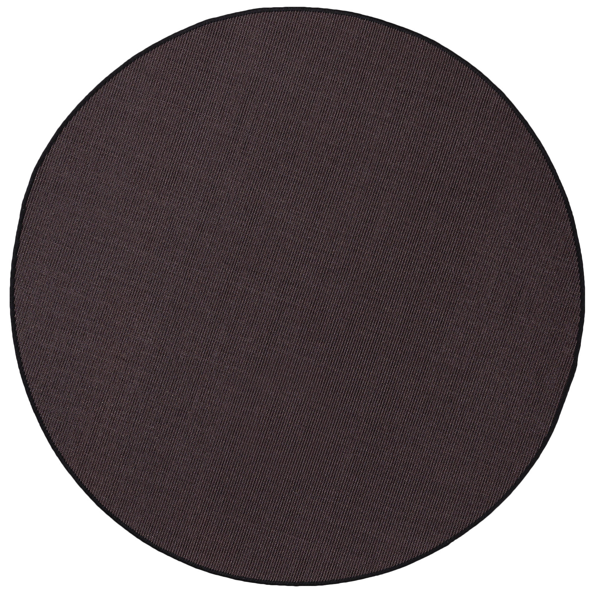 SISAL NATUR TEPPICH RUND - Schwarz, Textil (160/160cm) - Snapstyle