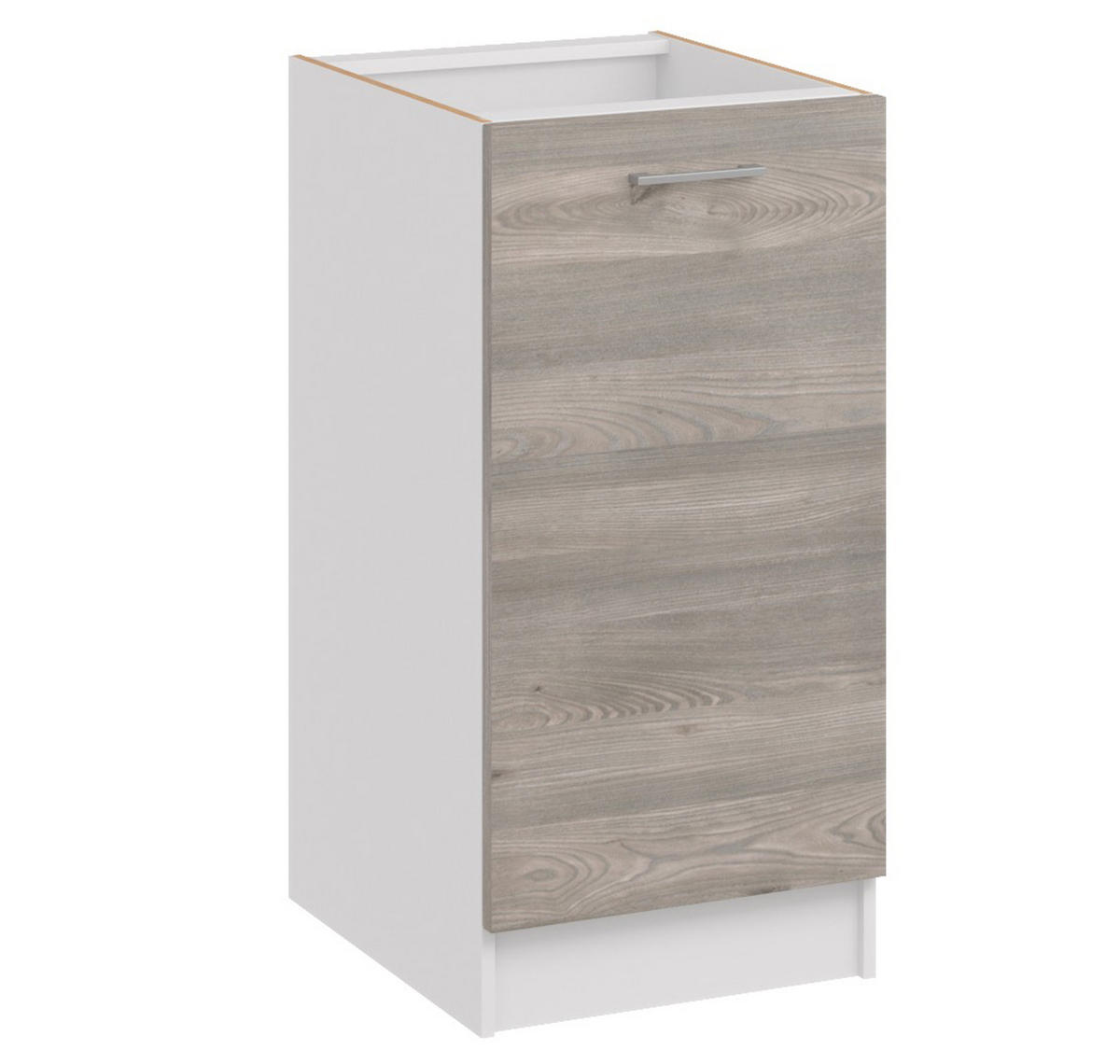 KÜCHENUNTERSCHRANK D40 eiche nelson - Dunkelbraun, Holzwerkstoff (40/82/44cm) - roe furniture