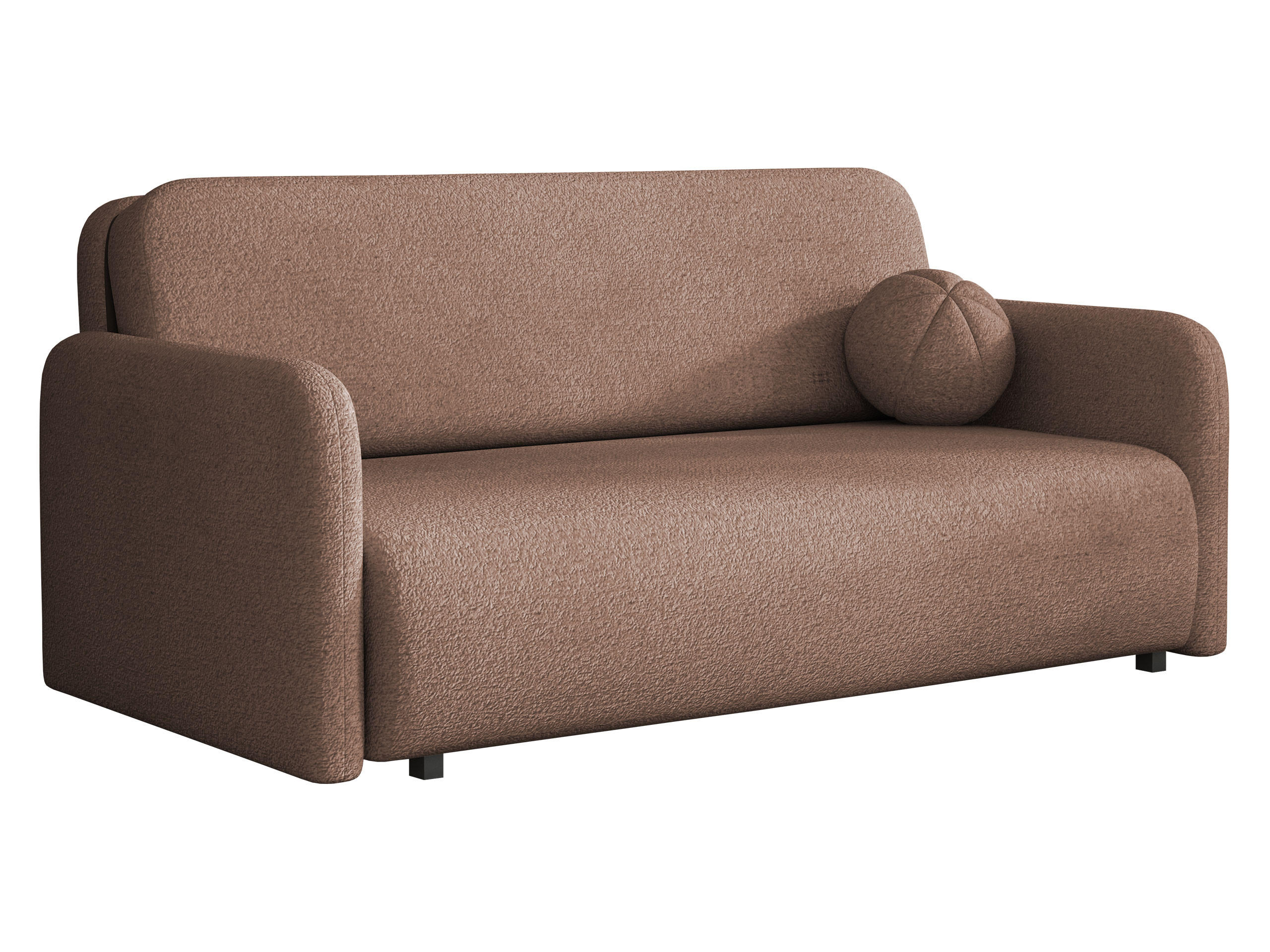 SCHLAFSOFA Viva Sun IV - Schwarz/Braun, Holz/Textil (170/85/103cm) - MIRJAN24