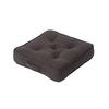 SITZKISSEN Rajput schwarz 40/40/8 cm - Schwarz, Textil (40/40/8cm) - Homescapes