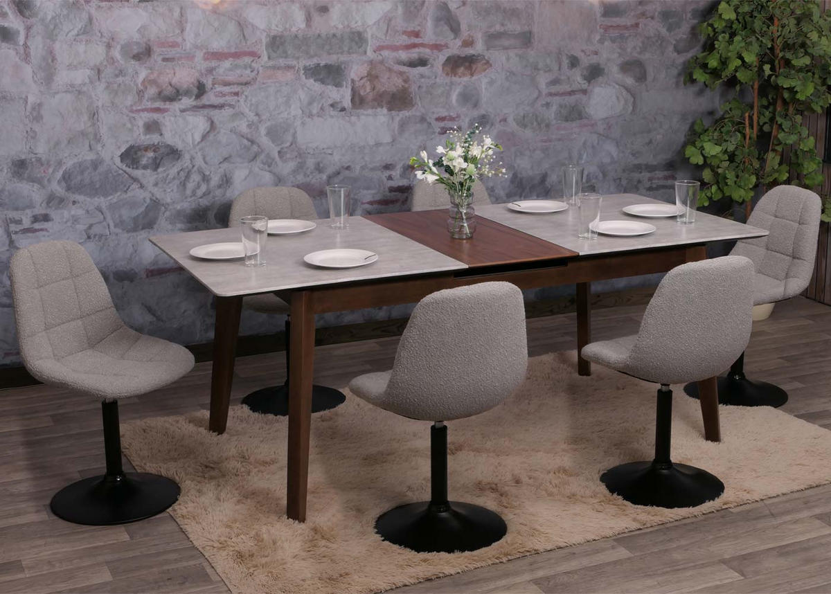 ESSZIMMERSTUHL Hellgrau - Hellgrau/Grau, Textil (47/83/43cm) - MCW