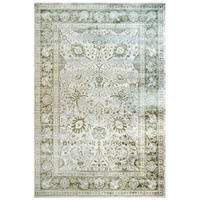 WEBTEPPICH Catalina Florrie Green Grün - Grün, Textil (79/150cm) - Kukoon Rugs
