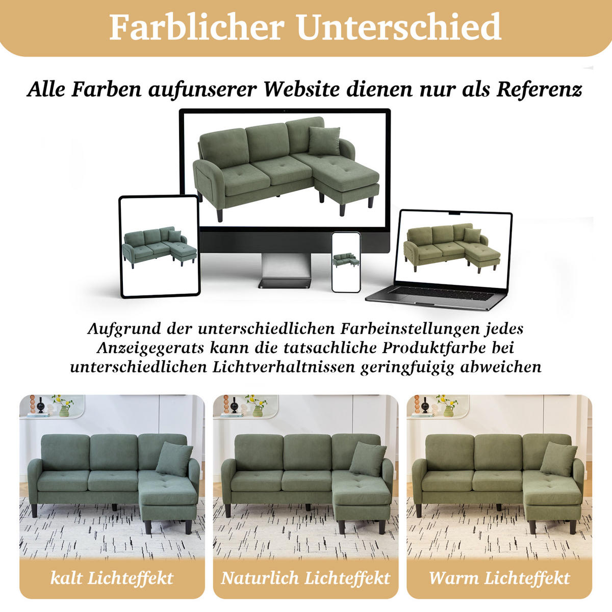 ECKSOFA 166/118/77 cm Grün aus Cord mit Chaiselongue - Grün, Textil (118/166cm) - OKMYHOME