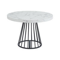 ESSTISCH - 2 Personen, 4 Personen, 6 Personen, 8 Personen, 10 Personen, 12 Personen - Holz, Platte - Schwarz, Weiß - FIRELA - Schwarz/Weiß, Holz (110/260/76cm) - Vente-Unique