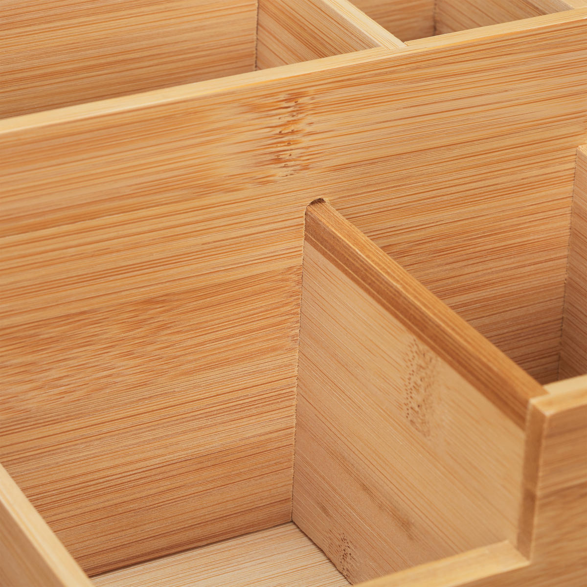 SCHREIBTISCH Organizer - Hellbraun, Holz (15/30/11cm) - Relaxdays