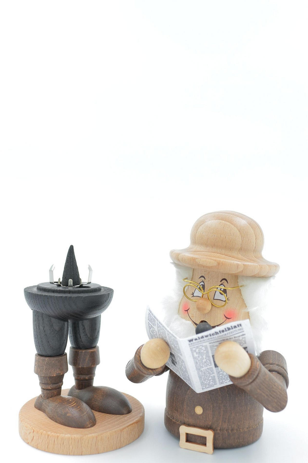 RAUCHFIGUR Wichtel Opa 23 cm - Multicolor, Holz (11/23/0.1cm)